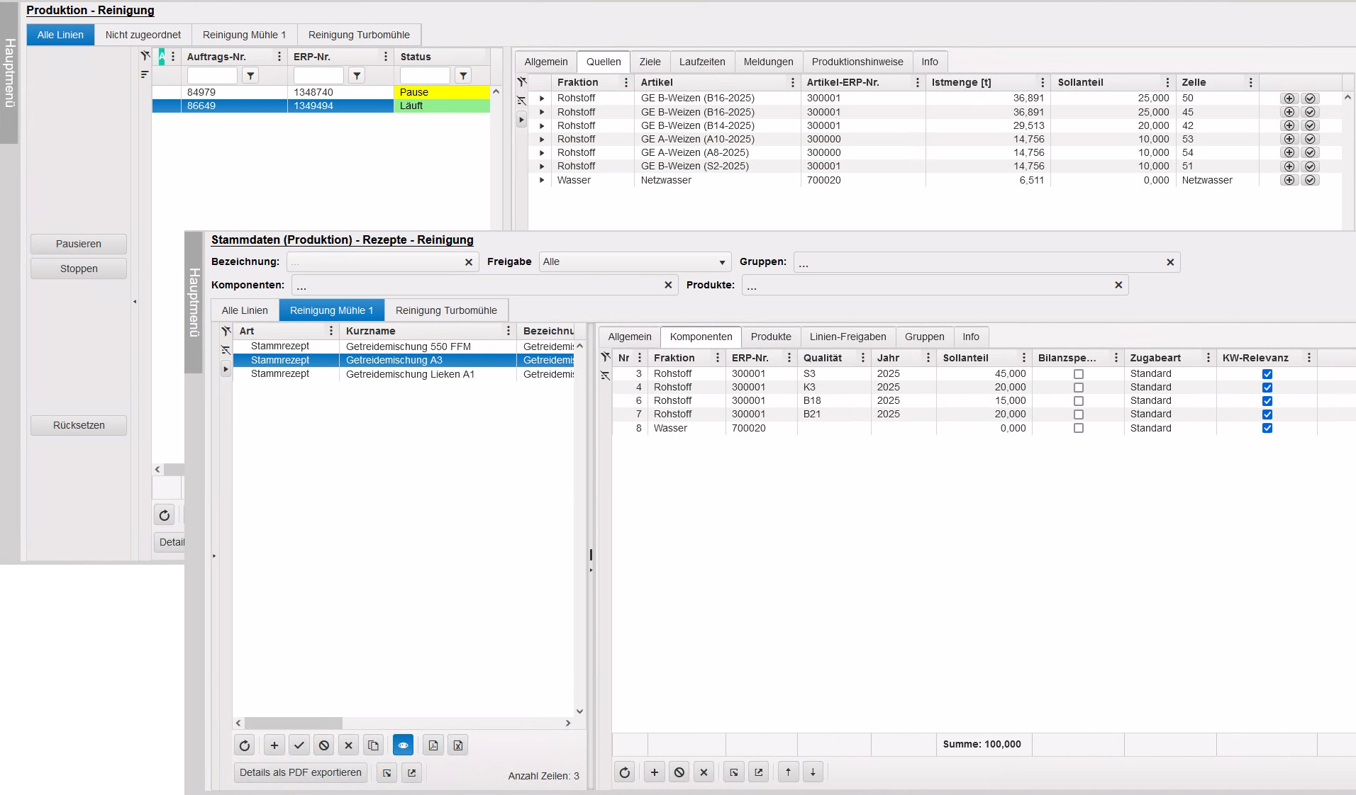 Eckelmann-FactoryWare-Batch-Auftrag-Reinigung-Cleaning-Order